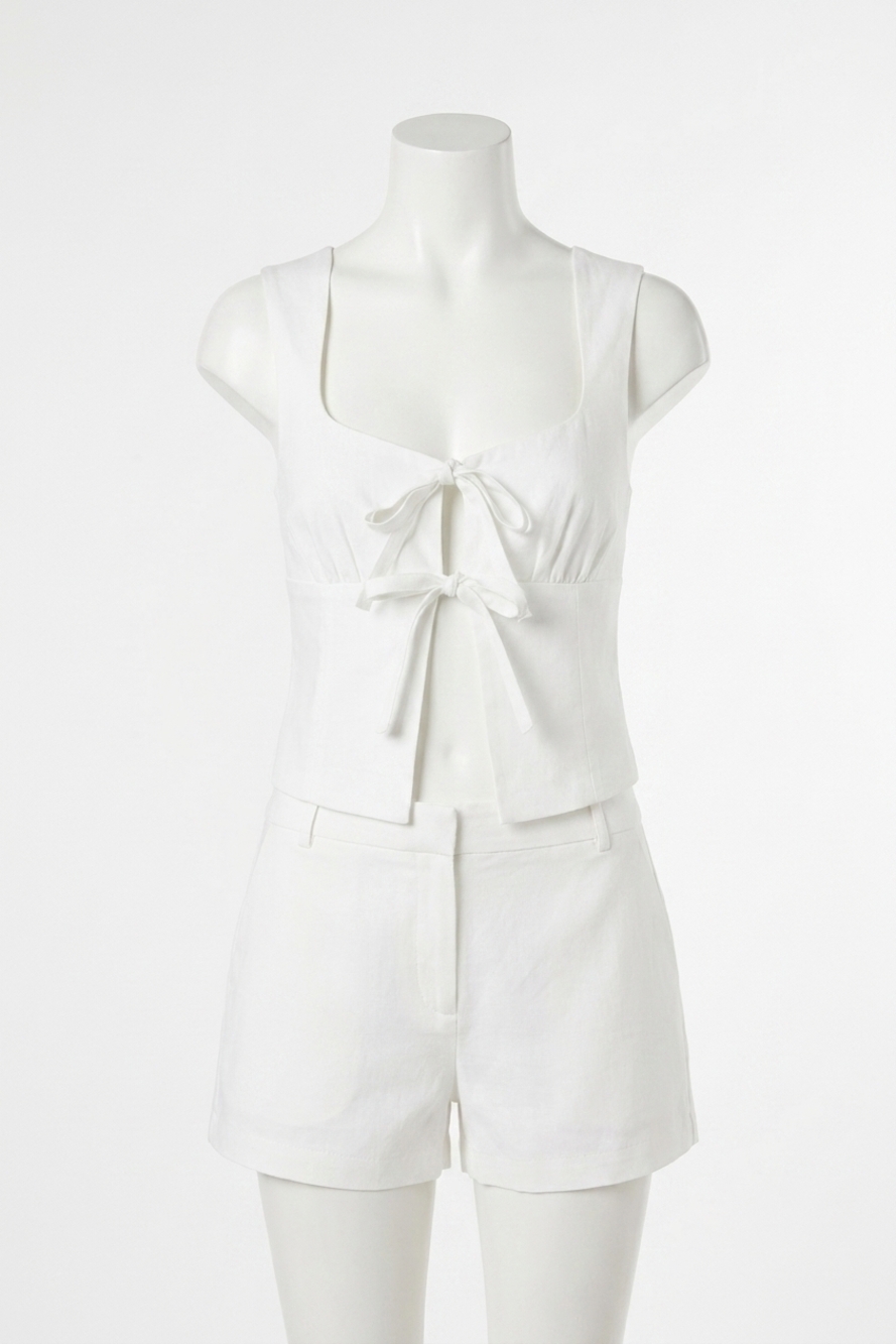 NEW NIA carolina top in white